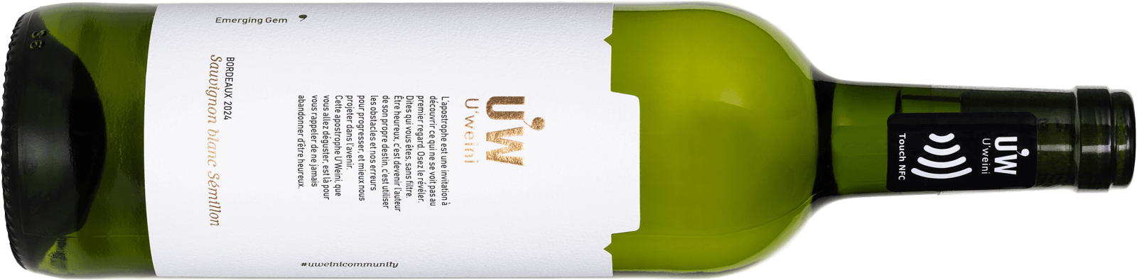 Bottle of white wine